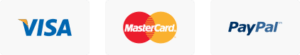 Accepted payment methods: Visa, MasterCard, PayPal