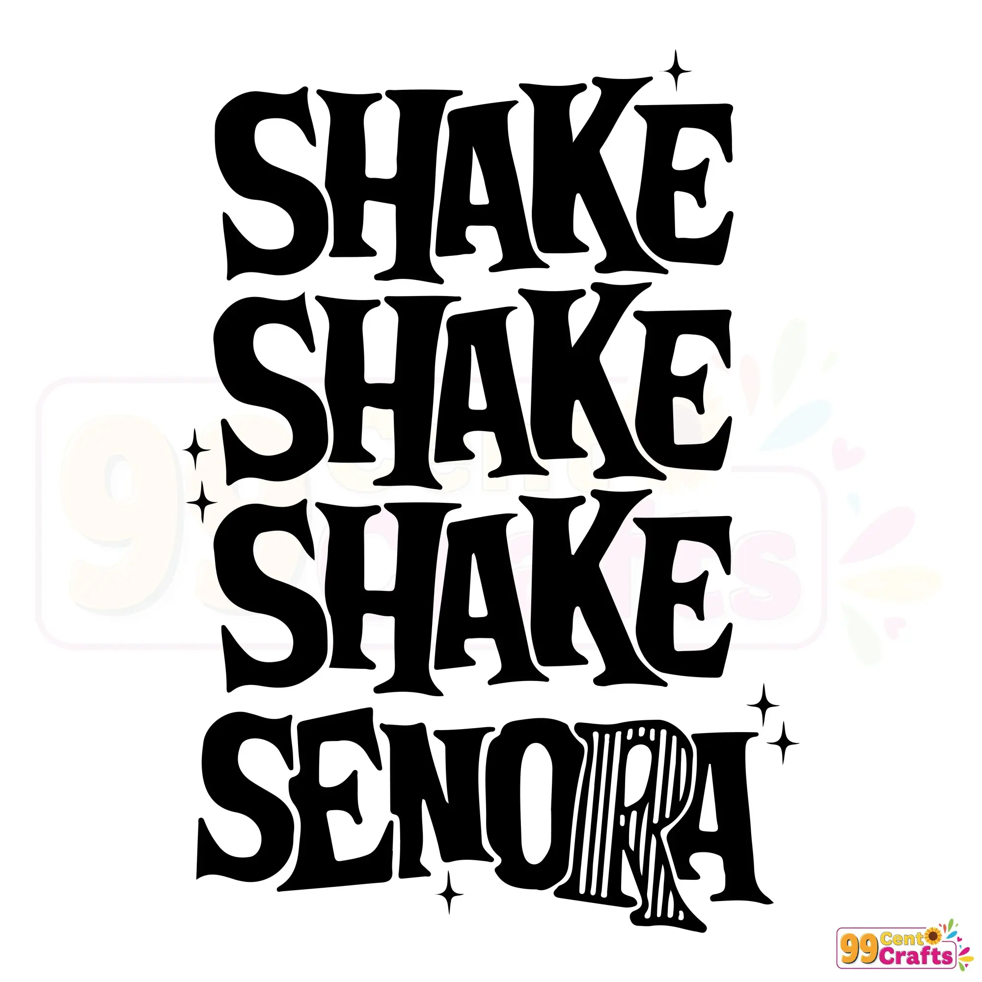 Shake Shake Senora Beetlejuice Jump In The Line SVG design for Cricut and Silhouette cutting machines