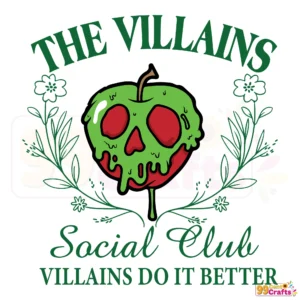 Villains Social Club Villains Do It Better Halloween SVG design preview